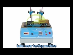 IEC-Prüfgerät Kennzeichnung von Etiketten Abrasionsprüfgeräte manueller Betrieb