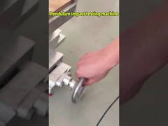 Prüfmaschine für Pendelstoßprüfungen mit verstellbarer Höhe und Stoßgeschwindigkeit für flexible Prüfungen