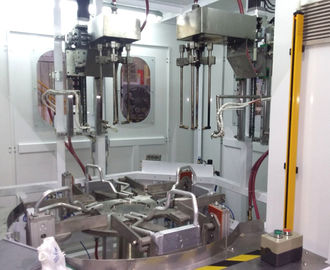 Guter Preis Drehscheiben-Flammen-automatische bronzierende Maschine/bronzierende Selbstmaschine für Klimaanlagen-Aluminium leitet Online