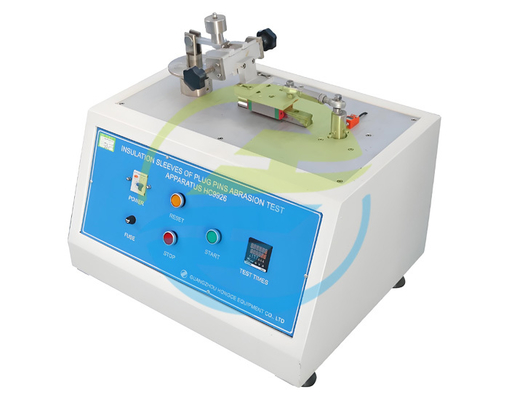 Guter Preis IEC 60884 Stecker Isolationshülle Abrasionsprüfer 30 Zyklen/Min 9 mm Schlag Online