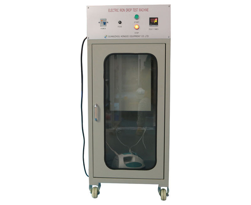 Qualität Elektrischer Eisen-Tropf-Tester Hochpräzisions-Temperatur- und Luftfeuchtigkeitskontrolle 40mm Tropfhöhe Edelstahlkörper entspricht der Norm IEC 60335-2-3 Fabrik