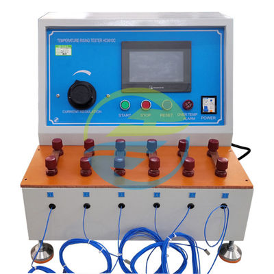6-Stations-Temperaturanstiegstester entspricht IEC 60898-1 Standardprüfspannung < 12V