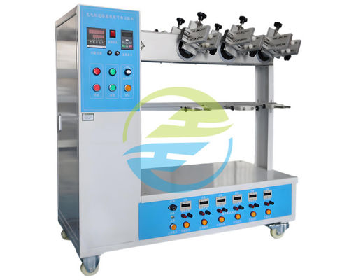 Guter Preis EV Charging Connector Cable Tester with 0-60 Times/Min Swing Speed 0-180 Swing Angle and 6 Stations for Tensile Strength and Flex Durability Testing Online