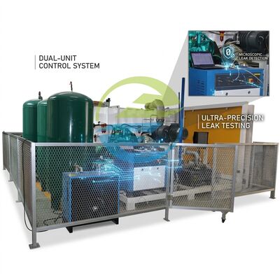 Qualität Automatische Helium-Lecksuchmaschine mit geringer Fehlalarmrate für die Kompressorinspektion Fabrik