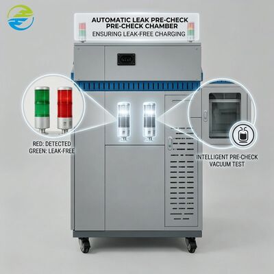 Guter Preis Kältemittel-Befüllanlage mit automatischer Leckvorprüfung für präzises Befüllen Online