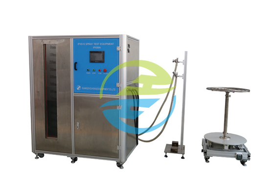 Iec 60529 IPX5-6 spritzen Testgerät mit Behälter Φ6.3mm- und 12.5mm-Düsen-500L